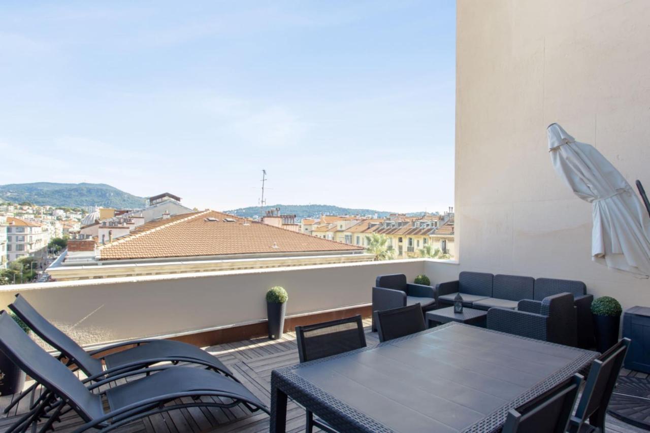 Bright Flat With An Exceptional Terrace At The Heart Of Nice - Welkeys Exteriör bild