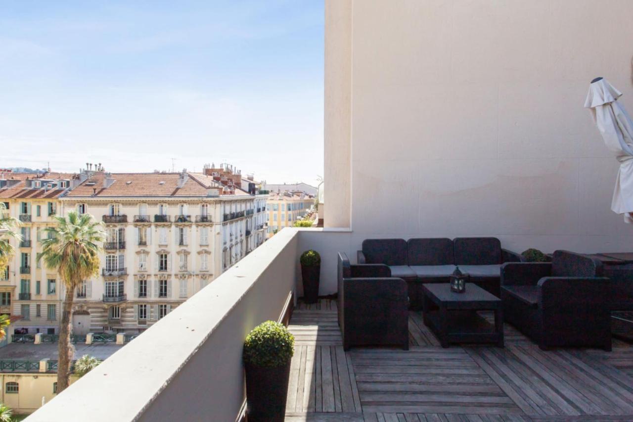 Bright Flat With An Exceptional Terrace At The Heart Of Nice - Welkeys Exteriör bild