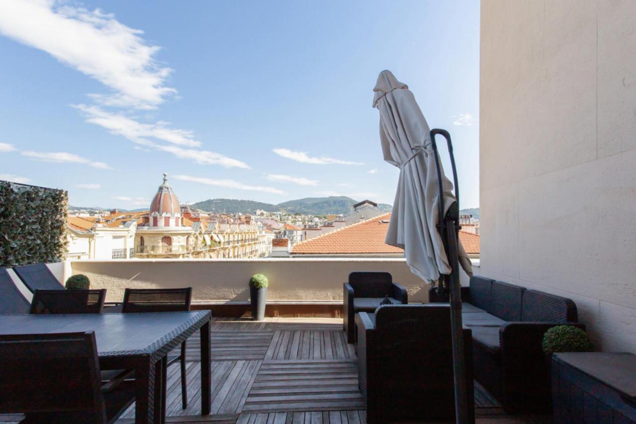 Bright Flat With An Exceptional Terrace At The Heart Of Nice - Welkeys Exteriör bild